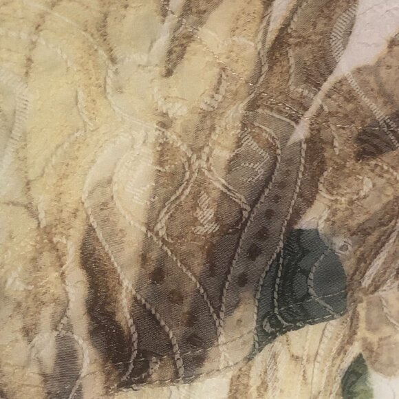 Vintage Analogy Beige Floral Embroidered Button Down Jacket. Women's - Size S - Picture 10 of 10